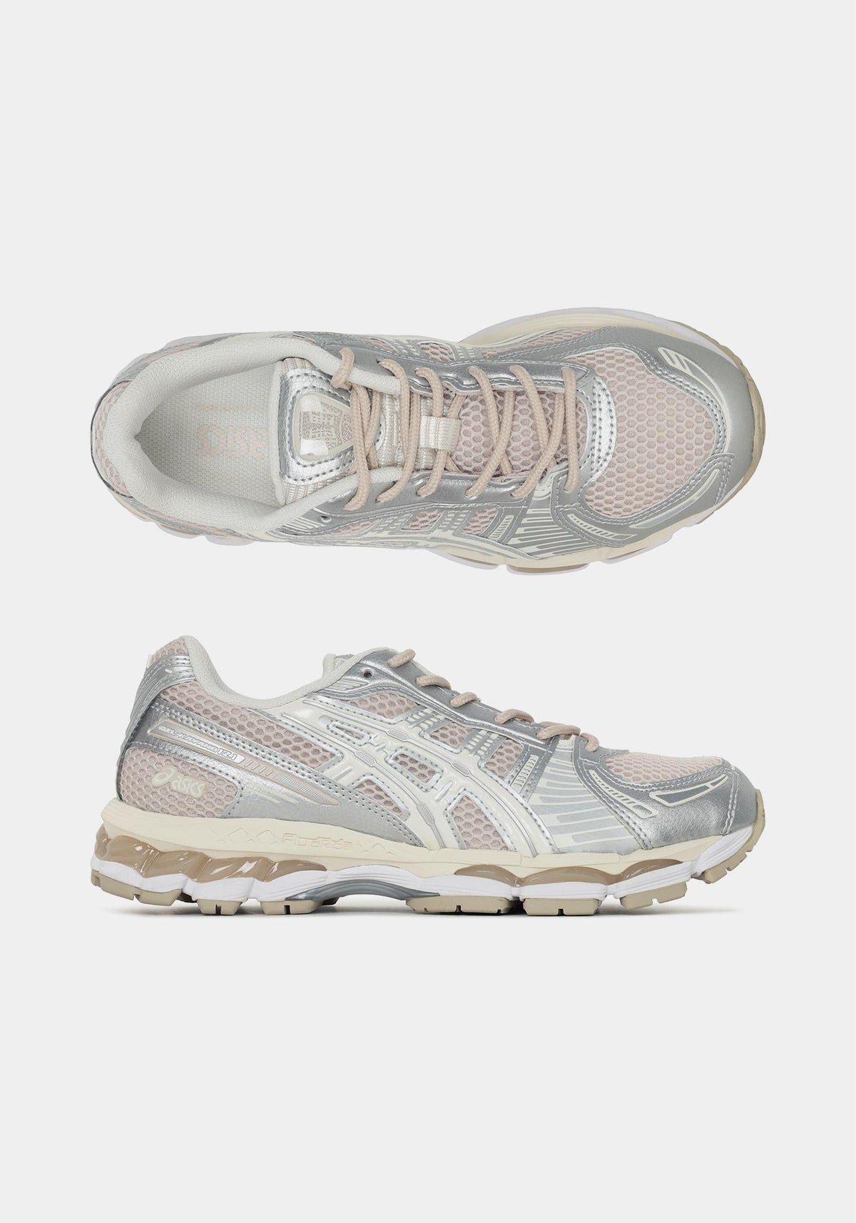Asics Mineral Beige Cream GEL-Kayano 121 Low-Top Sneakers