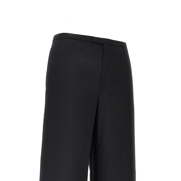 GUCCI Black Wool Classic Trousers for Women
