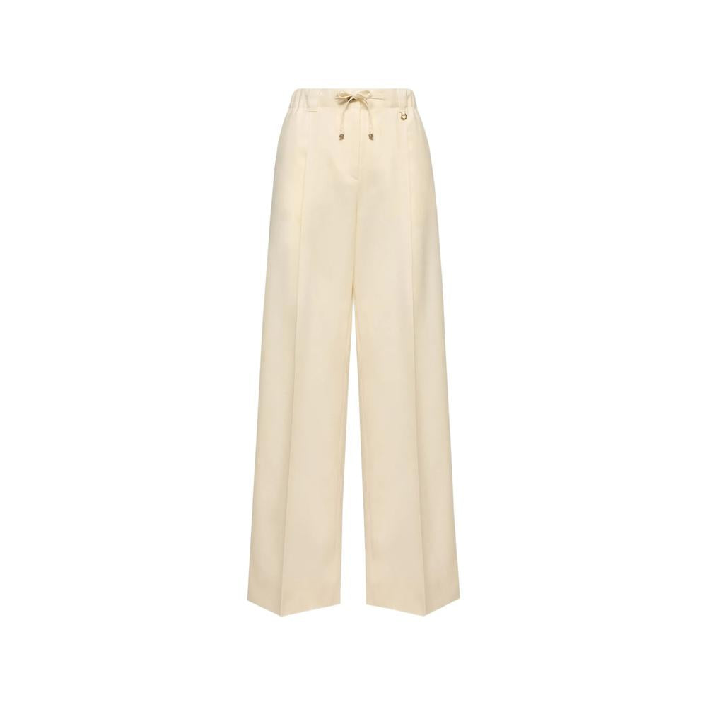 Moncler Black Crop Pants Women’s Cotton Blend Trouser