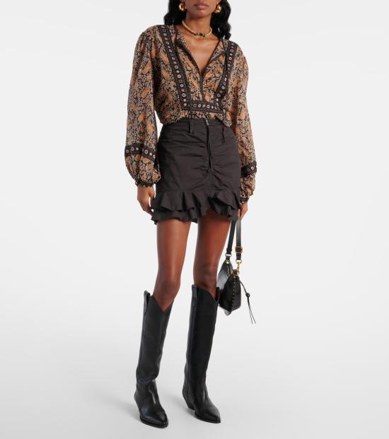 Isabel Marant Black Blouse HT0024 FBC1 J04E01BK