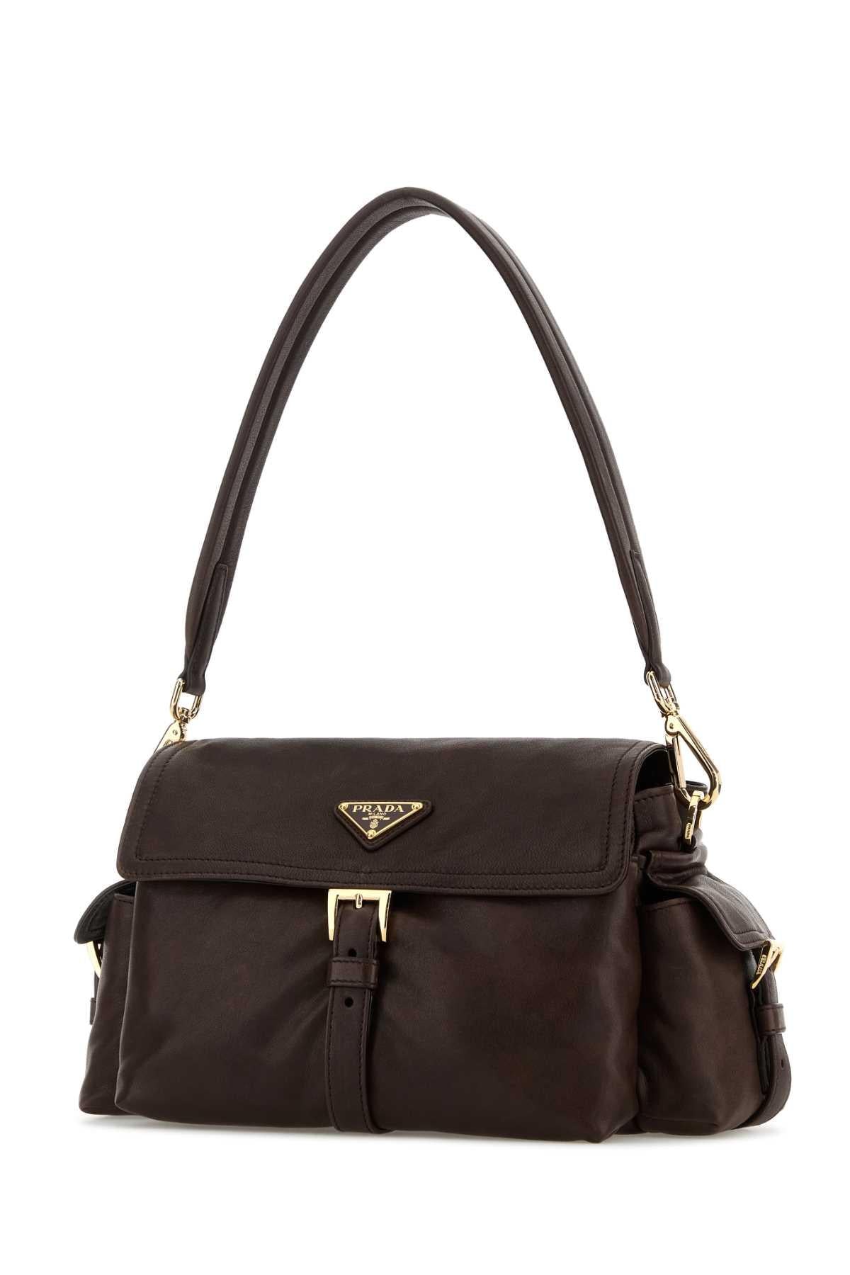PRADA Black Nylon Shoulder Bag