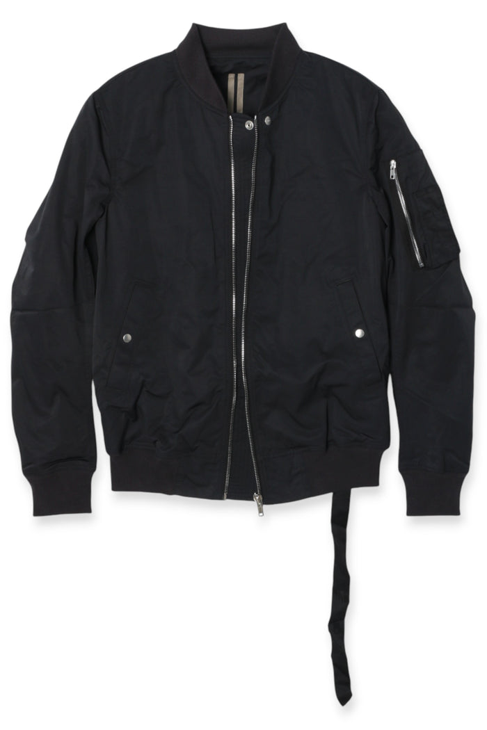 Rick Owens DRKSHDW Classic Flight Jacket Black Bomber Jacket DU01E3774 MU 09