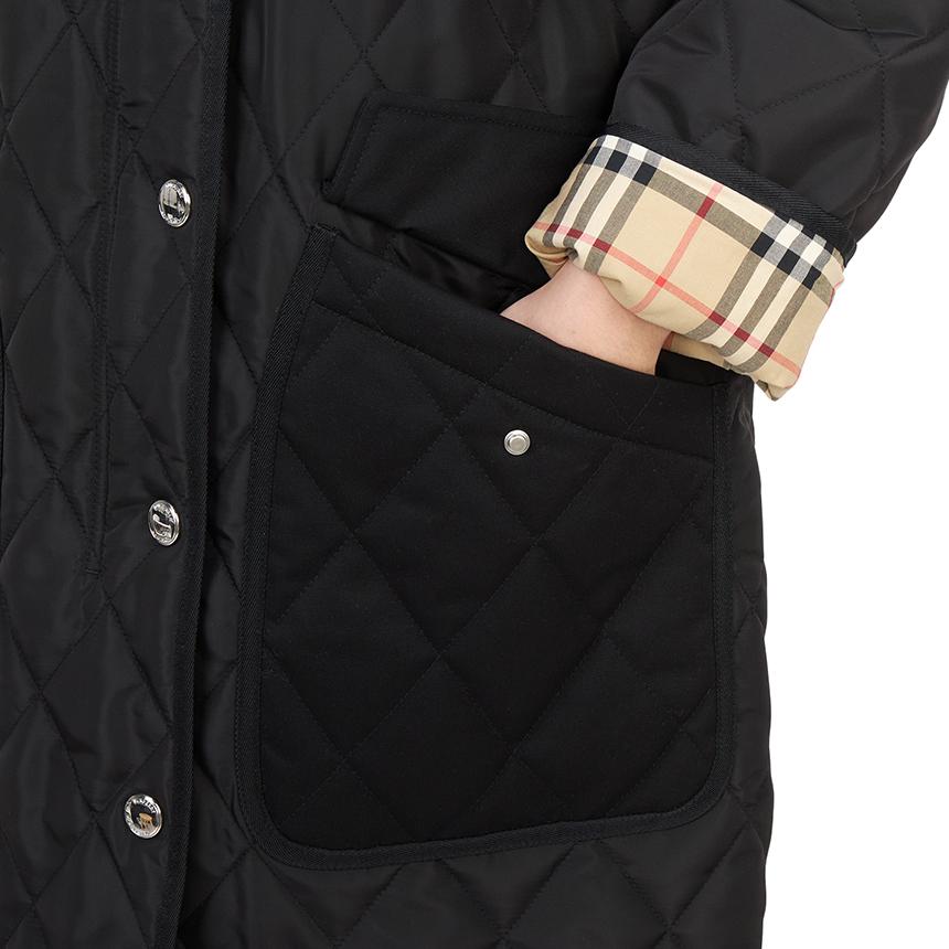 BURBERRY Quilted Down Puffer Coat for Women 8096351 A1189