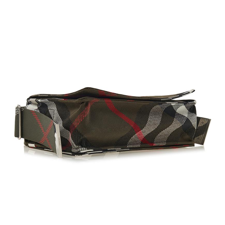BURBERRY Check Trench Crossbody Bag for Men