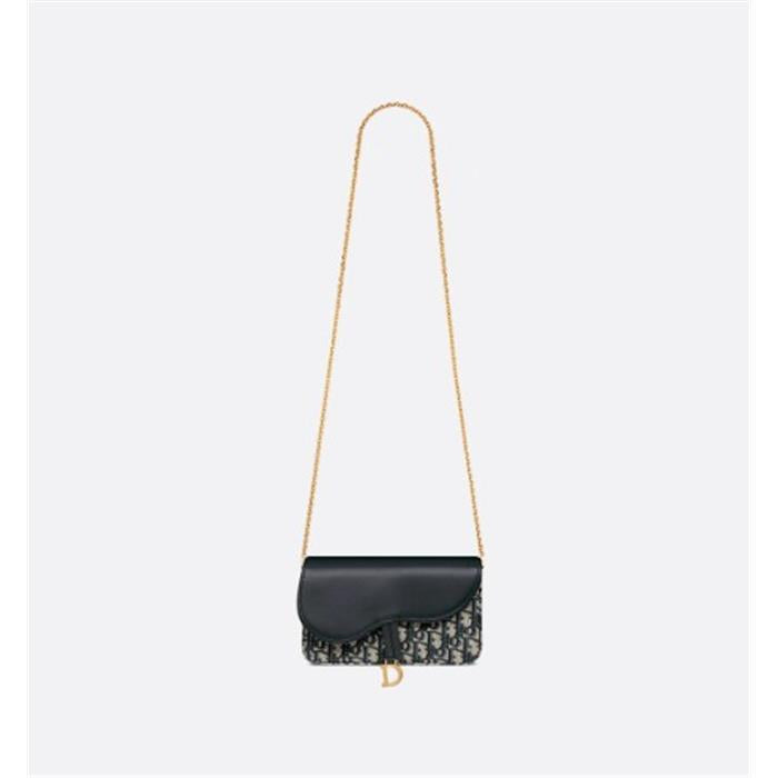 DIOR Saddle Medium Chain Pouch Crossbody Shoulder Bag S5907CNKO M928