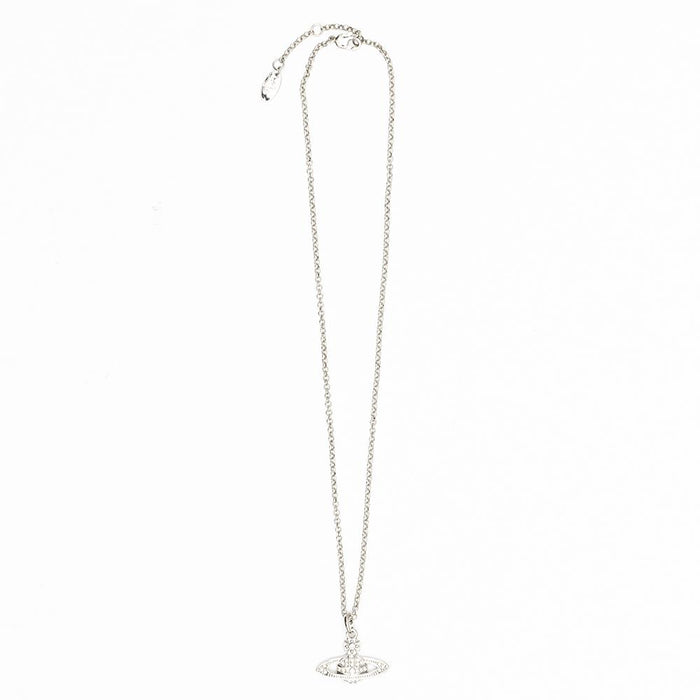 Vivienne Westwood Orb Crystal Silver Necklace
