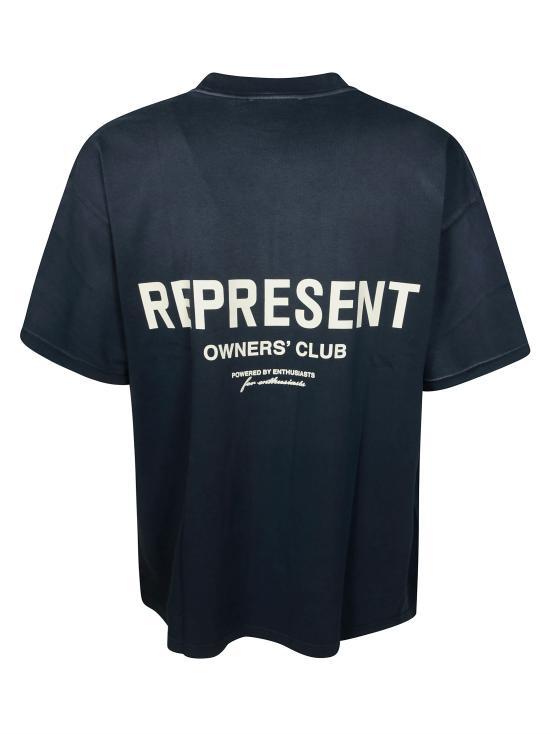 REPRESENT Short Sleeve T-Shirt OCM41114224 MIDNIGHT NAVY DOM