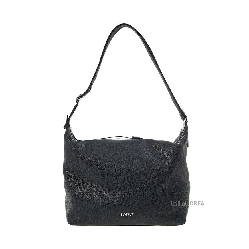 LOEWE Women’s Cubi Crossbody Bag Black Leather