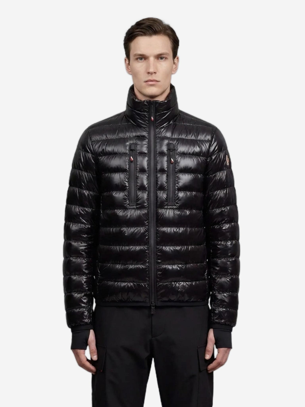 Moncler Black Down Puffer Jacket for Men
