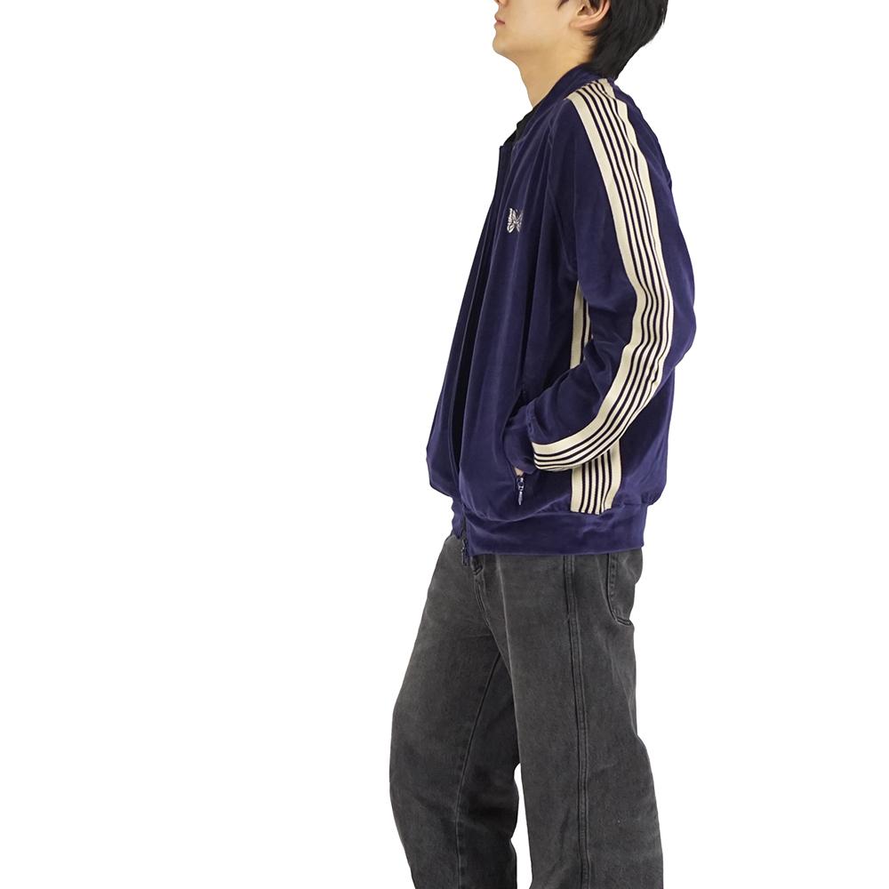 NEEDLES Velour Track Jacket Navy Unisex
