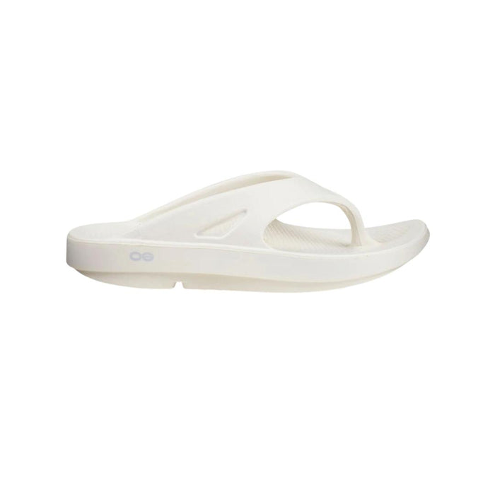 OOFOS OOriginal Flip Flops Black Eggnog Chalk Unisex Sandals