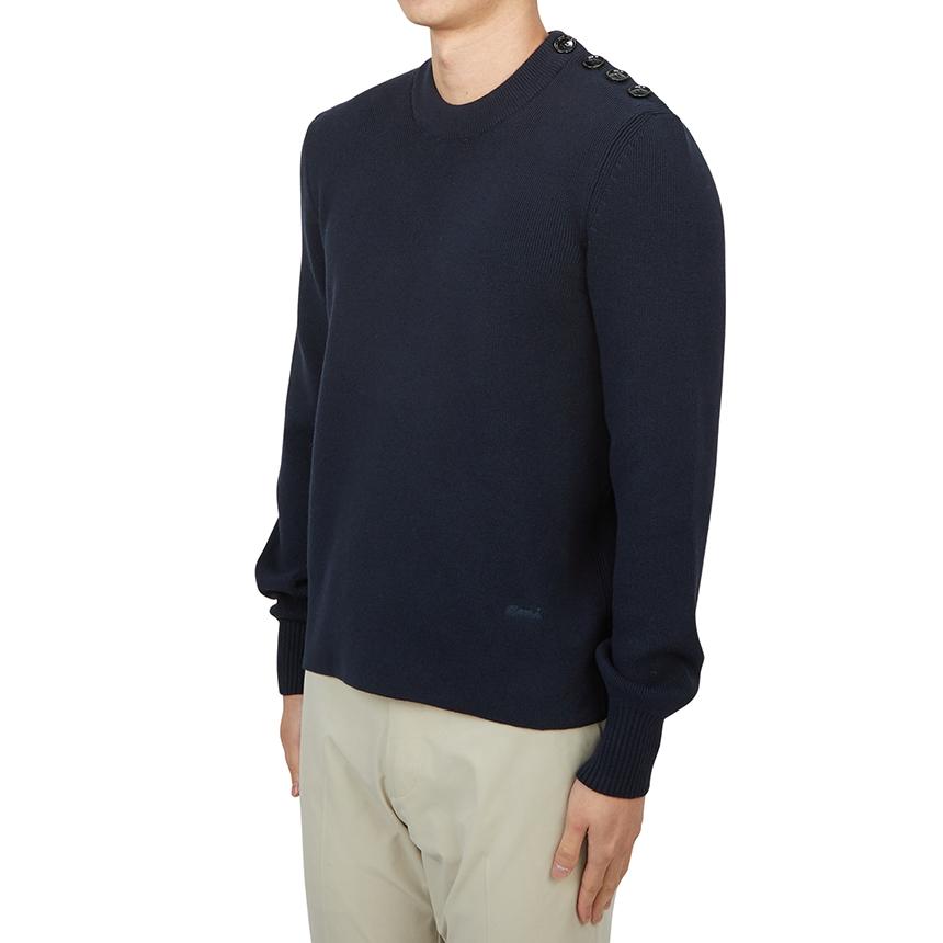 AMI Men’s Crewneck Knit Sweater HKS039 KN0055 4011