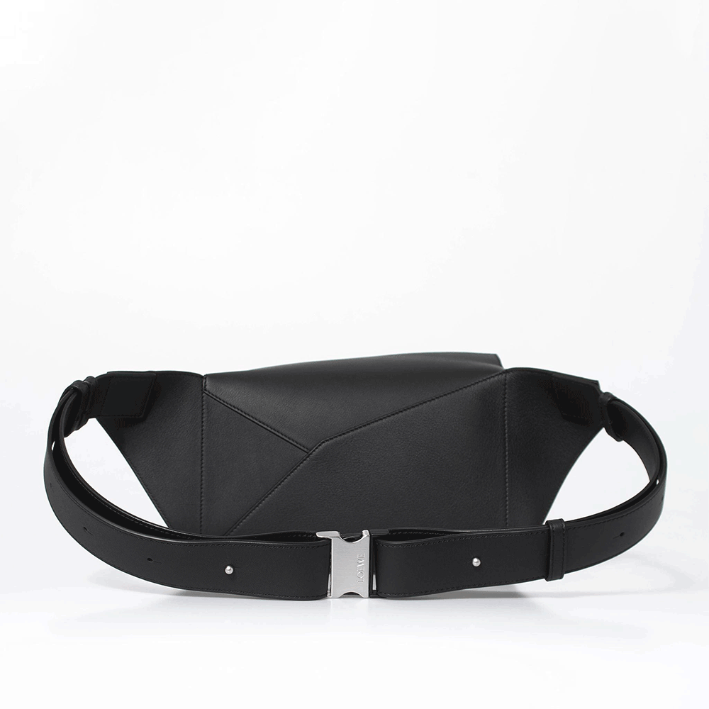 LOEWE Puzzle Small Leather Belt Bag Crossbody Black Men’s