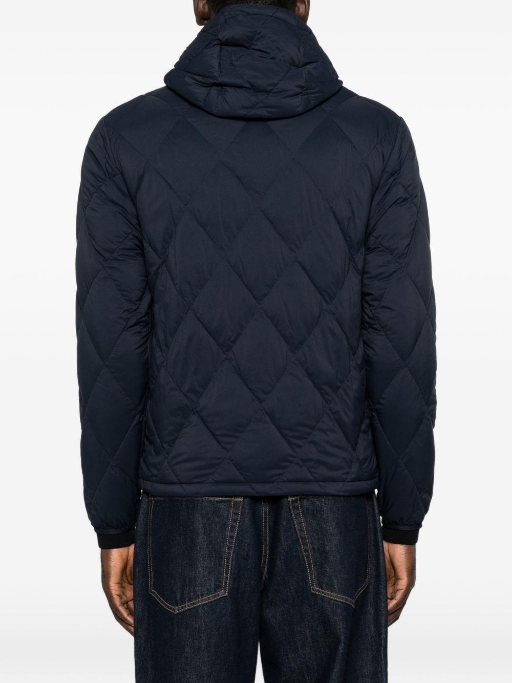 BURBERRY Black Down Puffer Jacket for Men