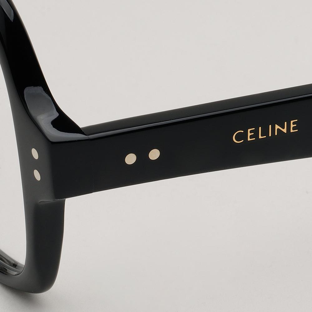 CELINE Acetate Full-Rim Eyeglass Frames Unisex Asian Fit CL50148F 001