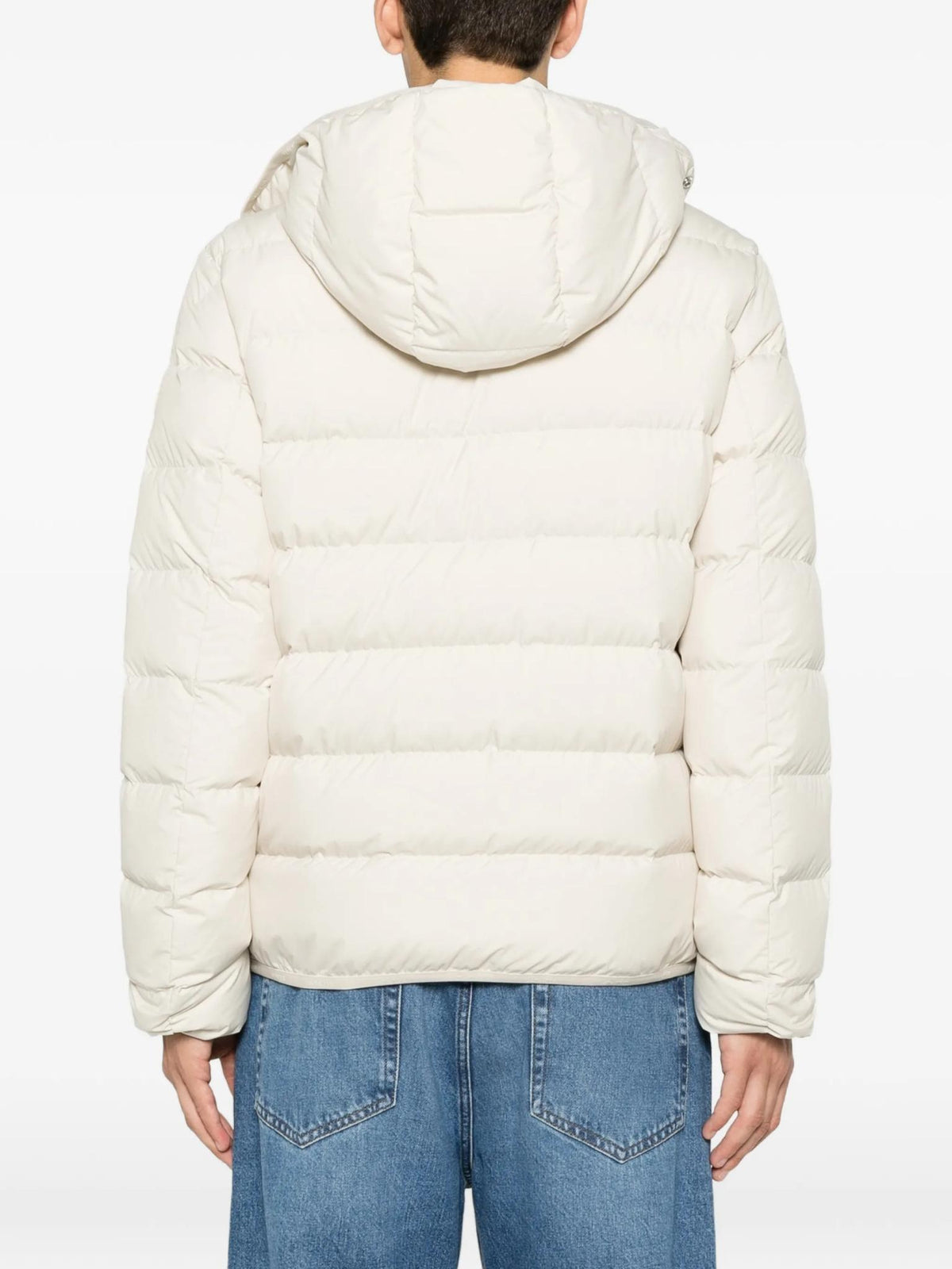 Moncler Down Puffer Jacket Black Nylon Men’s Outerwear