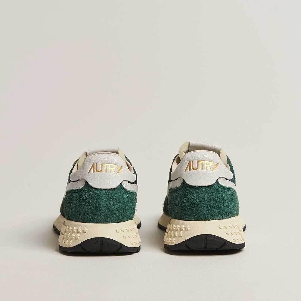 AUTRY Womens Low Top Sneakers Suede Rilwind White Cream