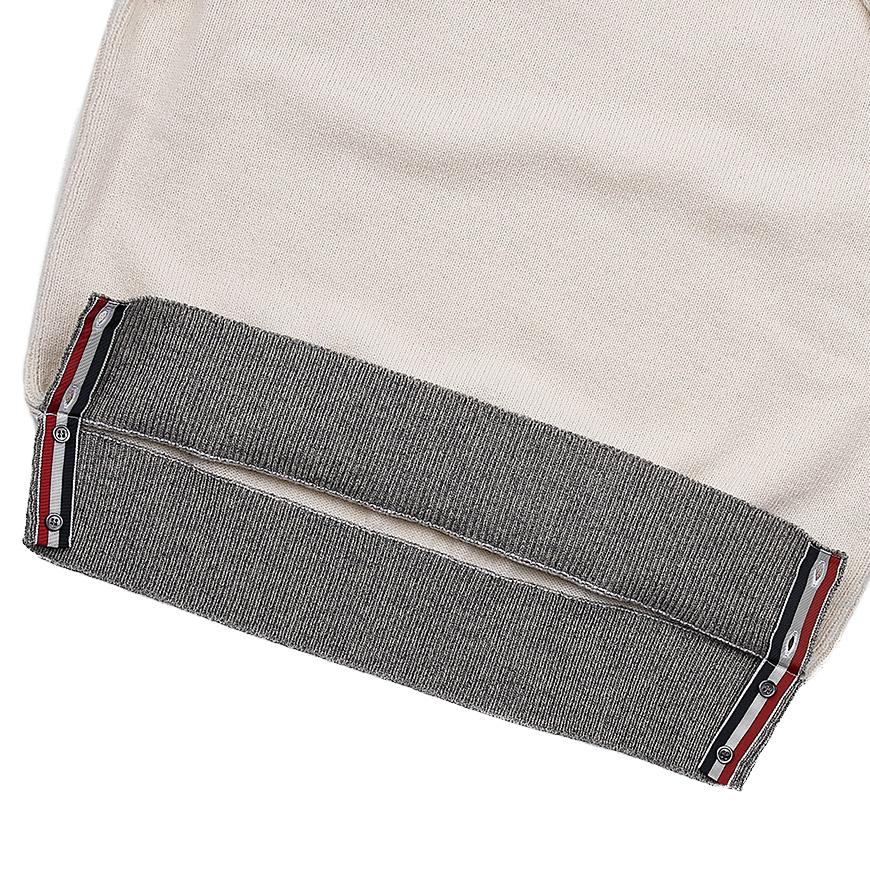 THOM BROWNE Men's 4-Bar Stripe Wool Crewneck Sweater MKA467A Y1026 100