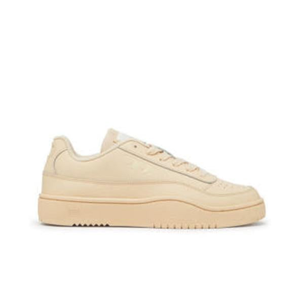 DIESEL Light Brown Leather S-Tracker Slip-On Sneakers for Women Y03513P5576