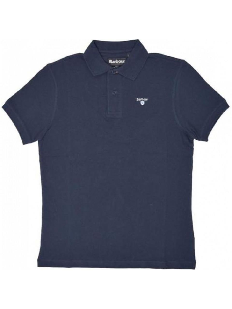 Barbour Sports Short Sleeve Polo Shirt Navy