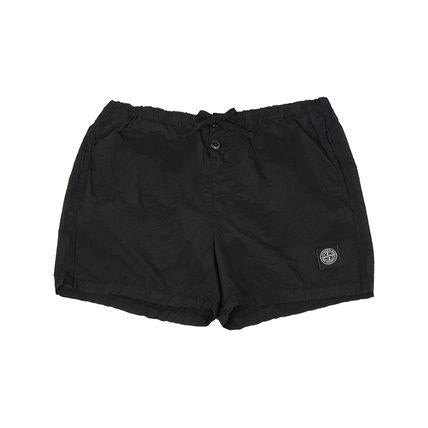 STONE ISLAND Black Nylon Swim Shorts K1S15 B100006 S0043 V0029
