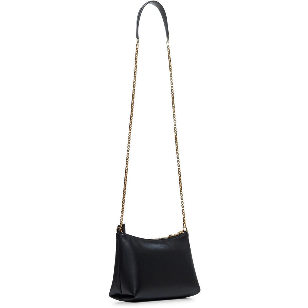 Ferragamo Black Vara Bow Chain Mini Shoulder Bag Leather 22 0819 0780217