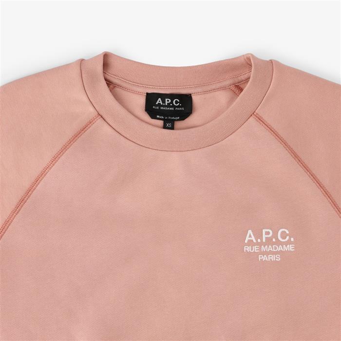 A.P.C. Oona Logo Women’s Sweatshirt Navy Cotton