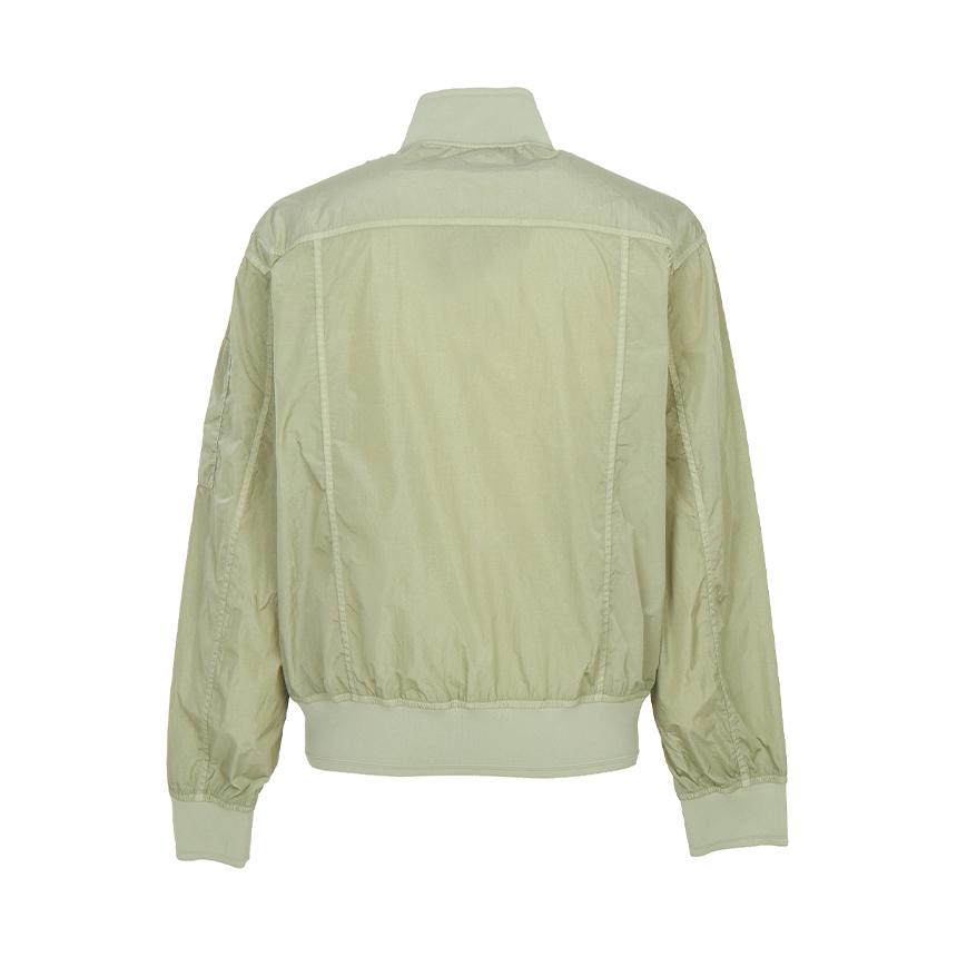 CP Company Men’s Bomber Jacket Green Nylon Zip-Up