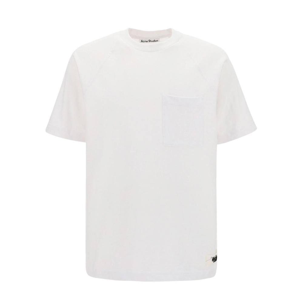 Acne Studios Logo Label Pocket T-Shirt Optic White Men’s