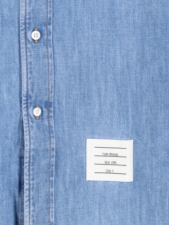 THOM BROWNE Oxford Long Sleeve Shirt White Men
