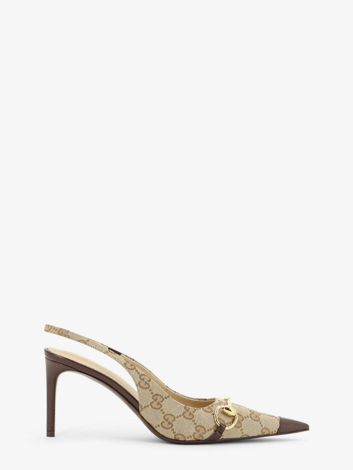 GUCCI Leather Slingback Pumps