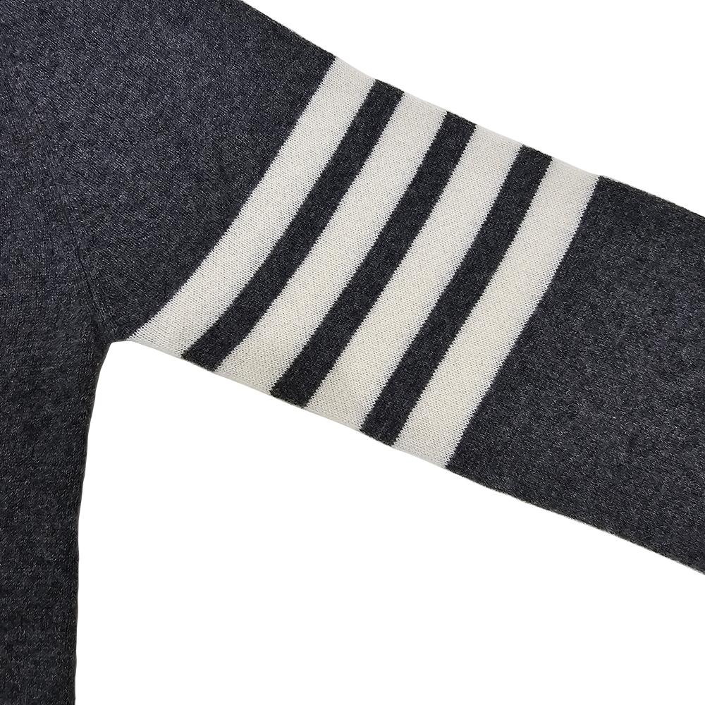 THOM BROWNE Women’s Classic Cashmere Cardigan Mid Grey