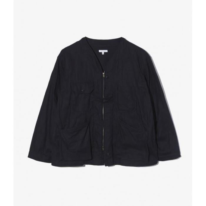Engineered Garments Dark Navy Knit Cardigan Jacket 25S1D034 QT125 ZT217
