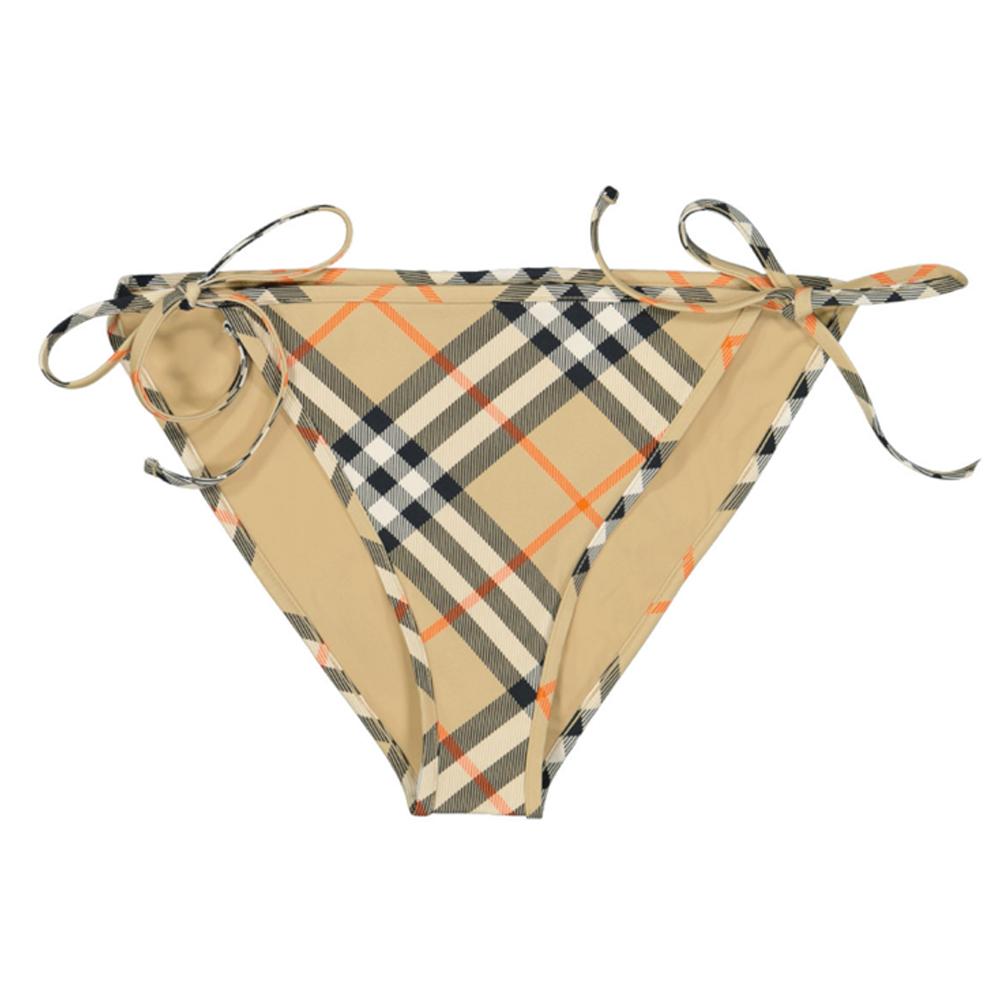 BURBERRY Check Pattern Swim Briefs Sand Women’s Swimwear