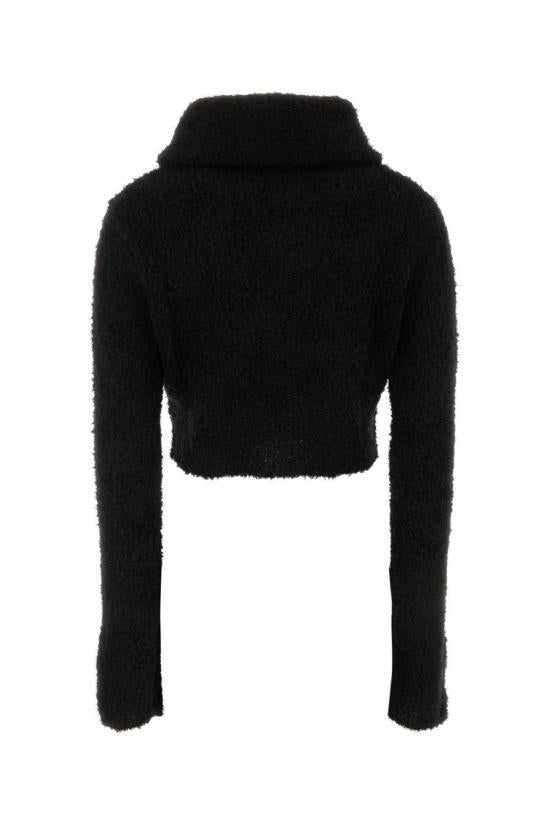 Saint Laurent Black Wool Turtleneck Sweater 802477Y76UX1000 DOM