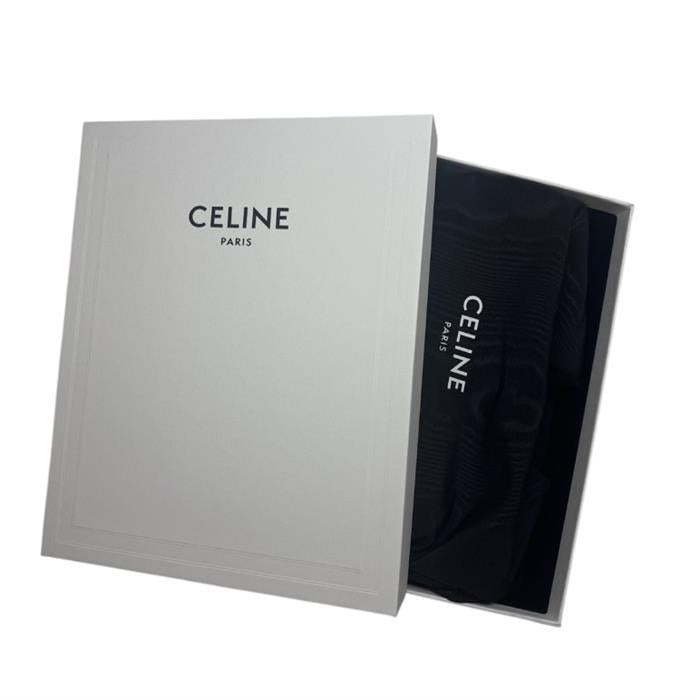 CELINE Shiny Calfskin Margaux Chain Wallet