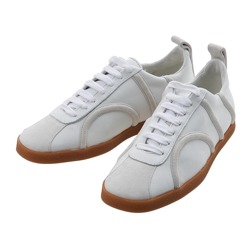 Toteme Women’s Leather Low-Top Sneakers White