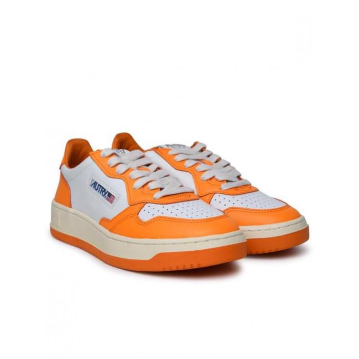 AUTRY Medalist Low Leather Sneakers White Beige Women