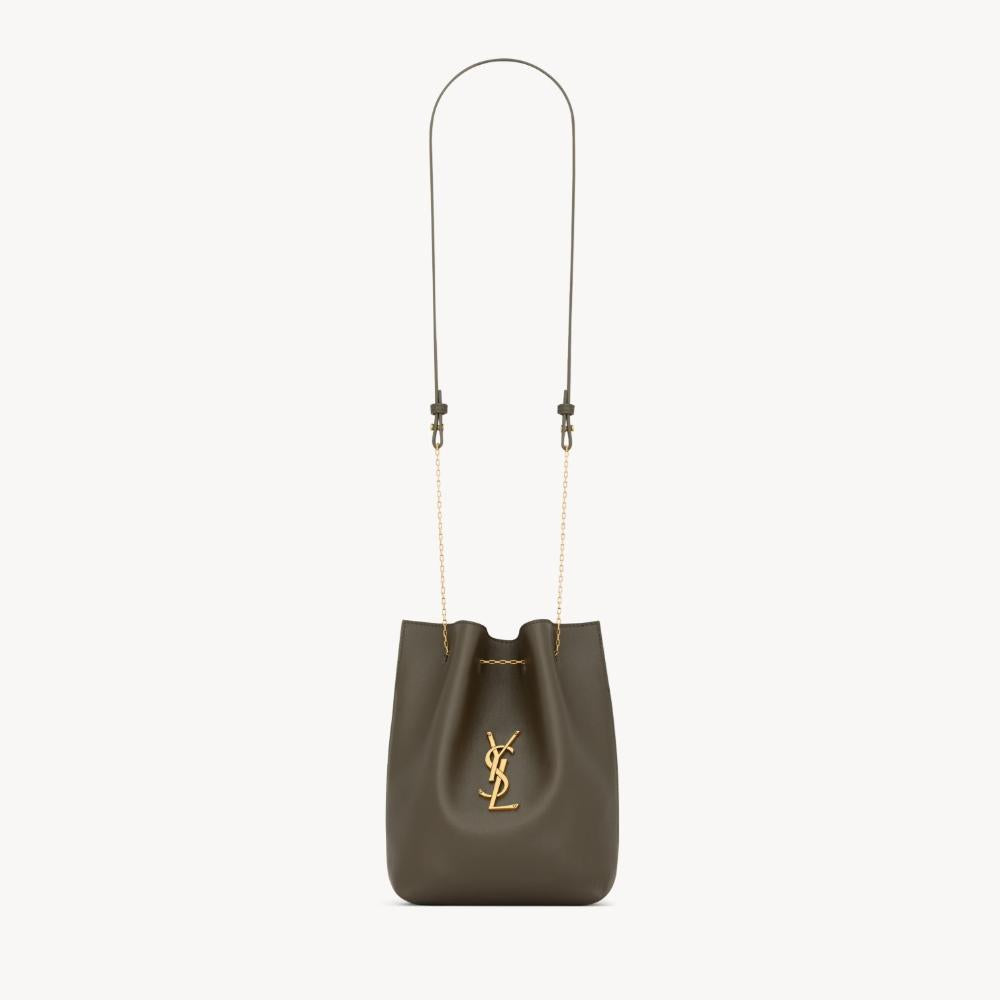 Saint Laurent Pouchon Bucket Bag Light Musk Shoulder Bag
