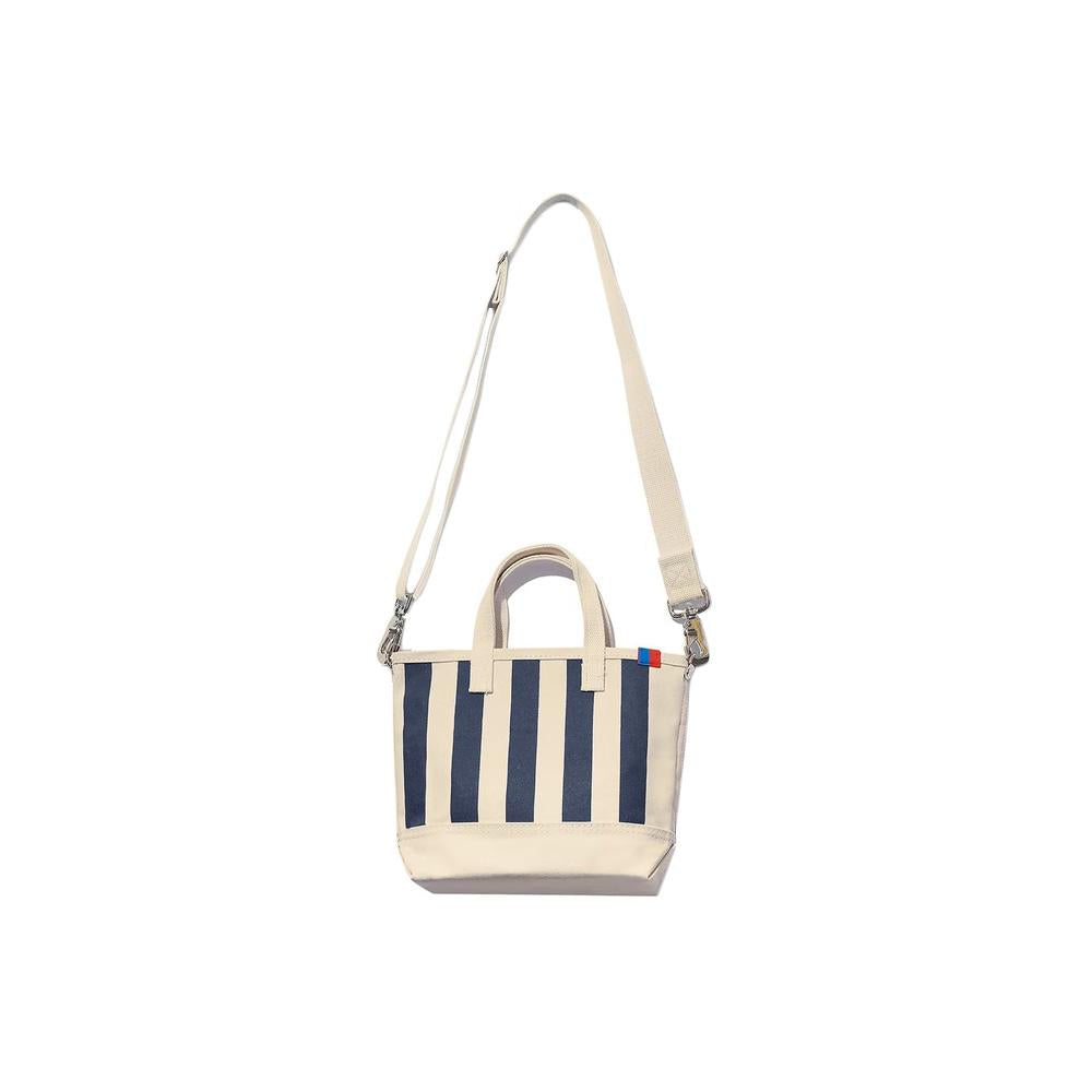 KULE Navy Stripe Canvas Tote Shoulder Bag BG36S4 NAVYCANVAS