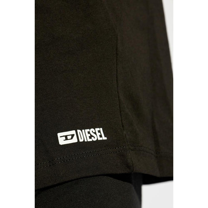 DIESEL Men’s Short Sleeve T-Shirts 3-Pack Navy Cotton Crewneck