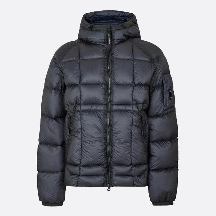 CP Company DD Shell Hooded Down Jacket Eclipse Blue RFCMOW702A 110416A 888