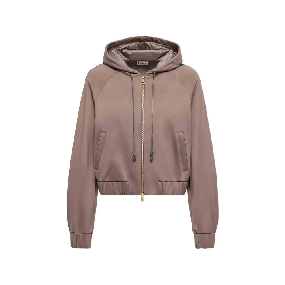 Moncler Black Knit Zip-Up Cardigan