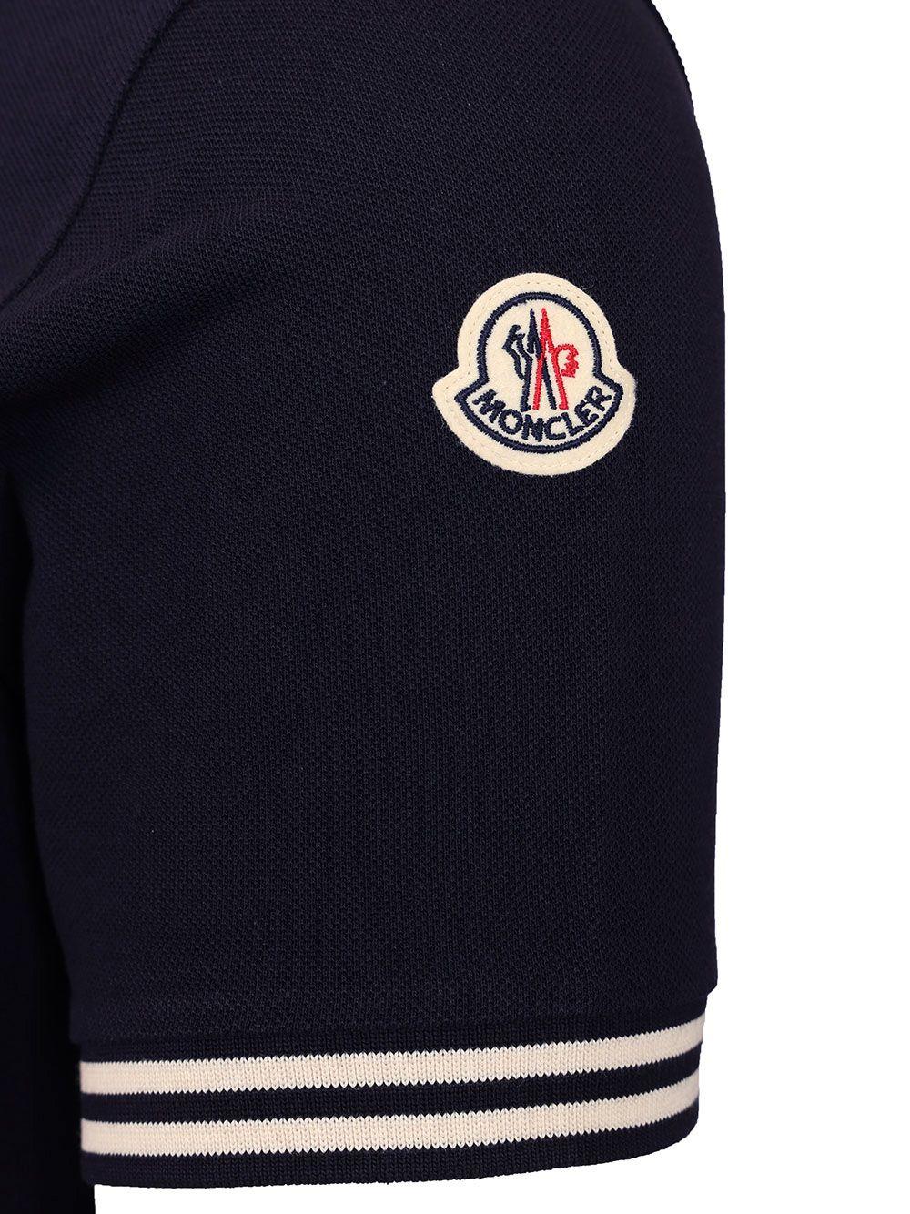Moncler Cotton Short Sleeve Polo Shirt for Men