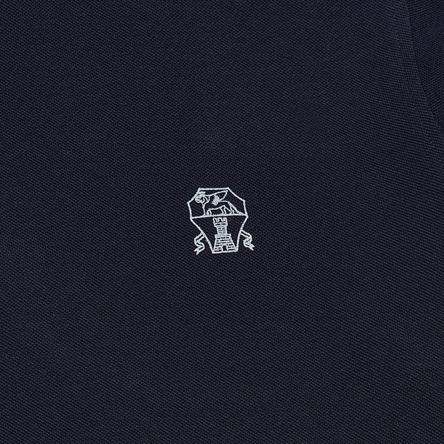 Brunello Cucinelli Men’s Logo Polo T-Shirt ME8548788 CD361