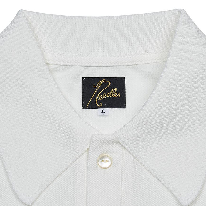 NEEDLES Men’s Poly Pique T-Shirt QV352A WHITE
