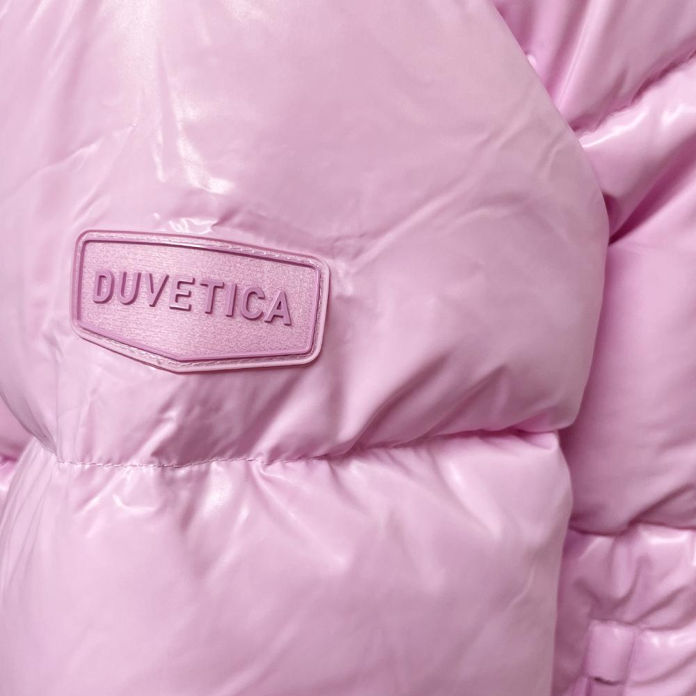 Duvetica DIMA D Logo Patch Puffer Jacket Rosachiaro Pink VDDJ11546K0001 PKL