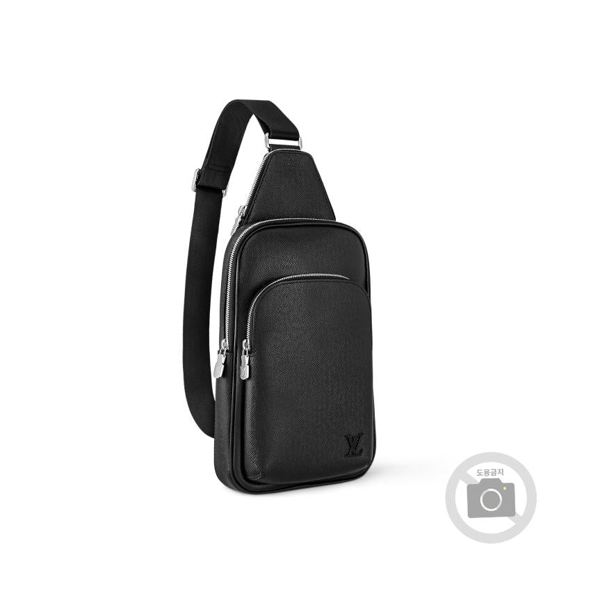Louis Vuitton Taiga Leather Avenue Sling Bag Crossbody (Men)