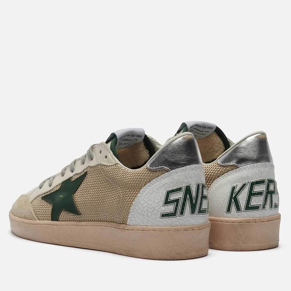 GOLDEN GOOSE Men’s Ball Star Low-Top Sneakers with Star D GMF00117 F008161 83257