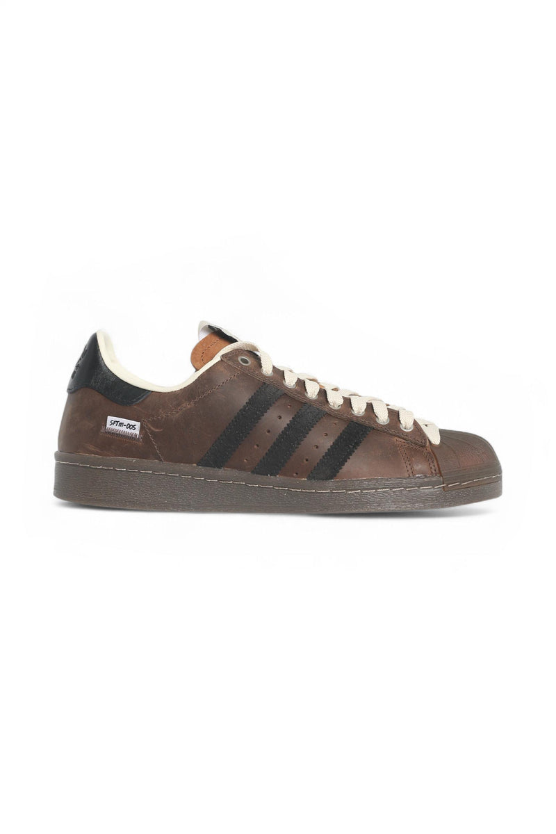 SONG FOR THE MUTE Khaki Leather Superstar 82 Low-Top Sneakers